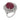 Vintage 14.80 carat treated ruby diamond 14k white gold cluster cocktail ring Rings Jack Weir & Sons