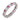 Vintage 1.10 carat pink sapphire diamond platinum band