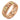 Retro diamond 14k rose and yellow gold floral band