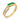 Vintage diamond emerald 18k yellow gold band Rings Jack Weir & Sons