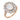 Victorian GIA 2.25 carat rose cut diamond 18k rose gold cluster ring Rings Jack Weir & Sons