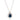 Vintage 2.28 carat sapphire diamond platinum pendant necklace Necklaces Jack Weir & Sons