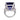 Contemporary 36.10 carat amethyst diamond 14k white gold ring Rings Jack Weir & Sons