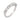 Vintage diamond 18k white gold half eternity band Rings Jack Weir & Sons