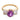 Vintage GIA 2.65 carat purple sapphire diamond 18k yellow gold ring