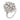 Mid Century 4.20 carat diamond 14k white gold cocktail ring Rings Jack Weir & Sons