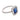 GIA 1.50 carat no heat sapphire diamond platinum engagement ring