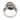 Art Deco old cut diamond platinum bombe ring Rings Jack Weir & Sons