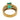 Vintage GIA 2.15 carat Colombian emerald diamond 18k yellow gold ring Rings Jack Weir & Sons