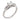 Mid Century step cut diamond platinum engagement ring Rings Jack Weir & Sons