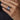 Cartier Italian 18k yellow gold blue and white enamel cigar band Rings Cartier