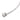Mid Century 10.00 carat baguette cut diamond platinum necklace
