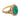 Victorian 3.00 carat emerald diamond 18k yellow gold cluster ring Rings Jack Weir & Sons