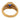 Vintage heart shape sapphire diamond 18k yellow gold ring Rings Jack Weir & Sons