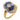 Vintage diamond sapphire 18k yellow gold ring Rings Jack Weir & Sons