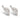 Art Deco 6.80 carat diamond platinum leaf earrings