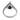 Vintage sapphire diamond 18k white gold ring
