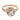 Vintage GIA 2.26 carat diamond 10k rose gold bezel ring