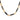 Lugano 15.70 carat total weight diamond 18k yellow gold enamel necklace