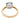 GIA 1.04 carat diamond 18k yellow gold platinum bezel set engagement ring