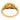 GIA 1.00 carat diamond 18k yellow gold bezel set ring