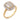 GIA 1.51 carat old mine cut diamond 18k yellow gold cluster engagement ring Rings Jack Weir & Sons