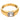 GIA 1.01 carat old mine cut diamond 18k yellow gold half bezel ring