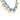 Mid century 60.00 carat aquamarine diamond 18k yellow gold necklace