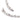 Meister Mid Century pearl diamond 18k white gold necklace