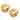 Chopard vintage 18k yellow gold Casmir earrings