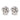 French Mid Century 3.00 carat diamond platinum earrings