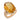 Retro 9.00 carat citrine 14K rose gold cocktail ring