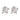 Contemporary 2.00 carat diamond 18k white gold earrings