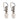 Art Deco pearl diamond platinum earrings