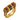 Vintage ruby sapphire 18k yellow gold architectural hammered ring