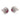 Mid century 2.00 carat pink tourmaline diamond 18k white gold cluster earrings