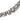 Victorian 10.00 carat old cut diamond 9k white gold silver bracelet