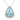 Mid Century 28.00 carat aquamarine diamond 18k white gold necklace