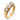 Retro pearl old mine cut diamond 18k two tone three stone ring