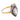 Victorian paste diamond synthetic sapphire 14k gold ring