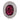 Vintage 10.00 carat rubellite tourmaline diamond 18k white gold cocktail ring