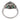 Art Deco diamond emerald onyx platinum ring