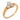 Victorian old European cut diamond 18k yellow gold ring
