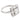 Art Deco 1.55 carat geometric step cut diamond 18k white gold ring