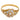 Victorian old mine cut diamond 18k yellow gold cluster ring