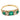 Victorian emerald diamond 14k yellow gold 5 stone ring