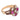 Victorian ruby diamond 14k rose gold horseshoe ring