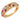 Vintage ruby diamond 18k yellow gold ring