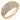 Vintage 2.40 carat diamond 18K yellow gold Dome ring