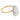 Contemporary GIA 5.06 carat pear shape diamond 18k yellow gold engagement ring